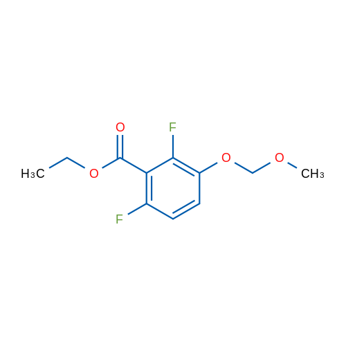 Ethyl 2,6-difluoro-3-(methoxymethoxy)benzoate 1g
