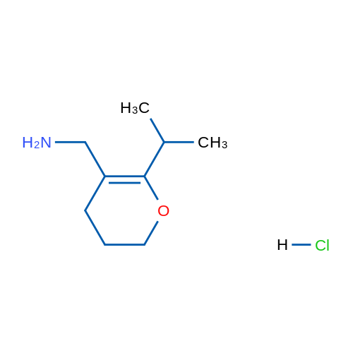 [6-(Propan-2-yl)-3,4-dihydro-2H-pyran-5-yl]methanamine hydrochloride 1g