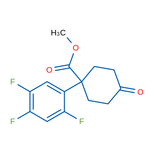 Methyl 4-Oxo-1-(2,4,5-trifluorophenyl)cyclohexanecarboxylate 5g