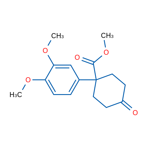 Methyl 1-(3,4-Dimethoxyphenyl)-4-oxocyclohexanecarboxylate 5g
