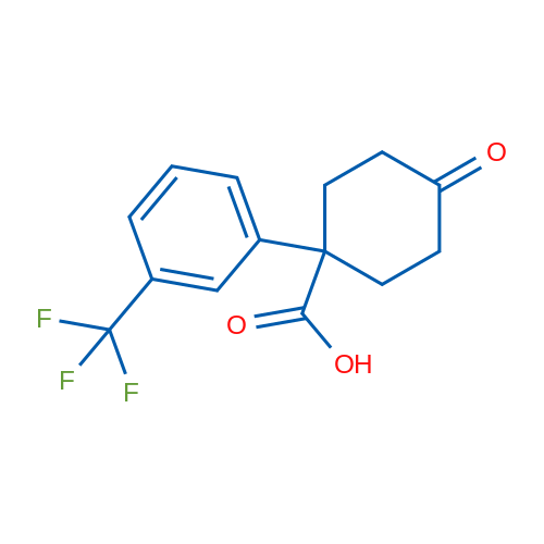4-Oxo-1-[3-(trifluoromethyl)phenyl]cyclohexanecarboxylic Acid 1g