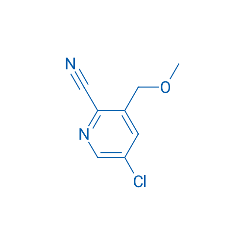 5-Chloro-3-(methoxymethyl)picolinonitrile 250mg