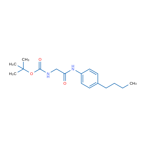 tert-Butyl N-{[(4-butylphenyl)carbamoyl]methyl}carbamate 1g