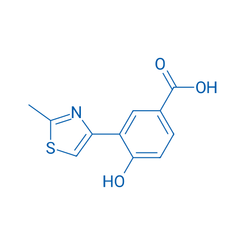 4-Hydroxy-3-(2-methylthiazol-4-yl)benzoic acid 1g