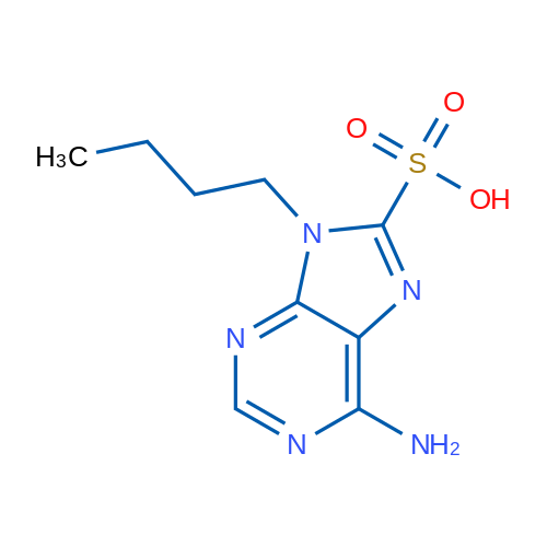 6-Amino-9-butyl-9H-purine-8-sulfonic acid 5g