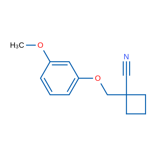 1-((3-Methoxyphenoxy)methyl)cyclobutanecarbonitrile 1g