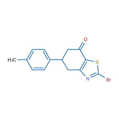 2-Bromo-5-(p-tolyl)-5,6-dihydrobenzo[d]thiazol-7(4H)-one 1g
