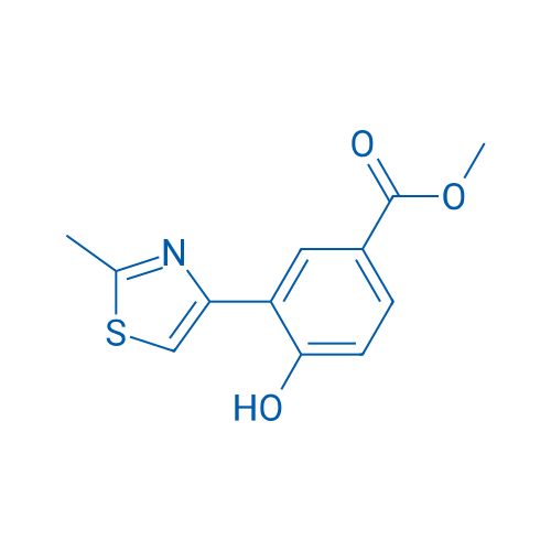 Methyl 4-hydroxy-3-(2-methylthiazol-4-yl)benzoate 1g