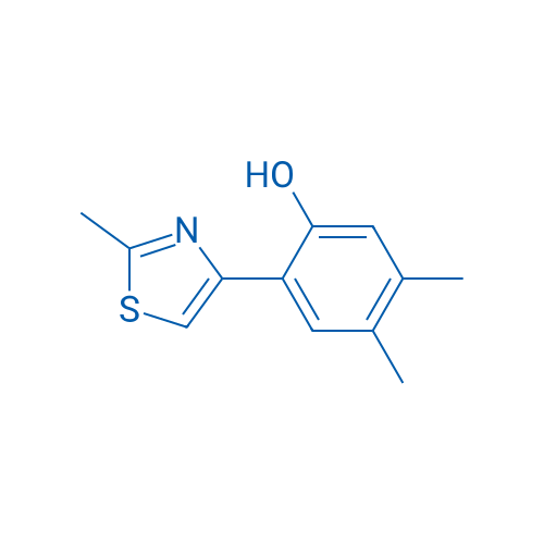 4,5-Dimethyl-2-(2-methylthiazol-4-yl)phenol 1g
