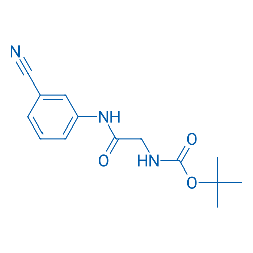 tert-Butyl N-{[(3-cyanophenyl)carbamoyl]methyl}carbamate 1g