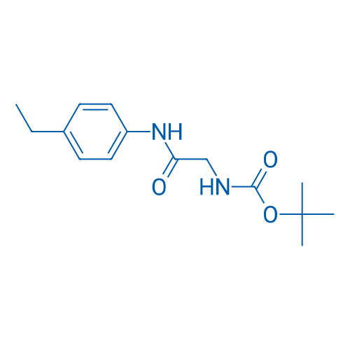 tert-Butyl N-{[(4-ethylphenyl)carbamoyl]methyl}carbamate 1g