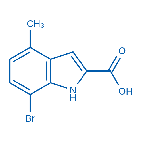 7-Bromo-4-methyl-1H-indole-2-carboxylic acid 50mg