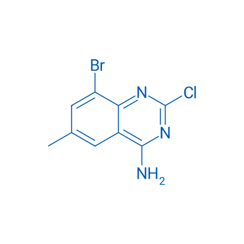 8-Bromo-2-chloro-6-methylquinazolin-4-amine 250mg