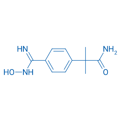 2-(4-(N-Hydroxycarbamimidoyl)phenyl)-2-methylpropanamide 5g