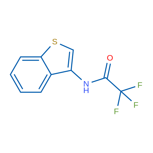 N-(Benzo[b]thiophen-3-yl)-2,2,2-trifluoroacetamide 1g