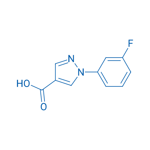 1-(3-Fluorophenyl)-1H-pyrazole-4-carboxylic acid 250mg