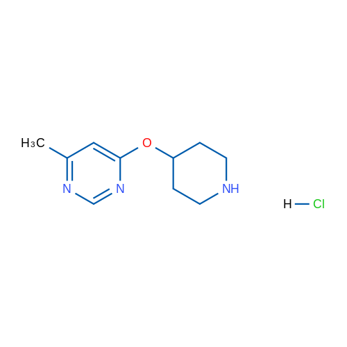 4-Methyl-6-(piperidin-4-yloxy)pyrimidine hydrochloride 1g