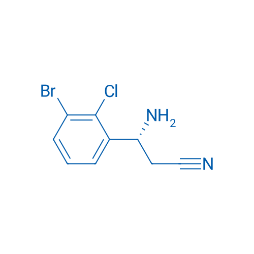 (3R)-3-AMINO-3-(3-BROMO-2-CHLOROPHENYL)PROPANENITRILE 1g