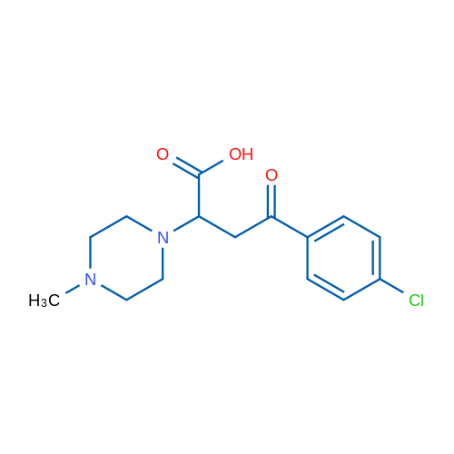 4-(4-Chlorophenyl)-2-(4-methylpiperazin-1-yl)-4-oxobutanoic acid 1g