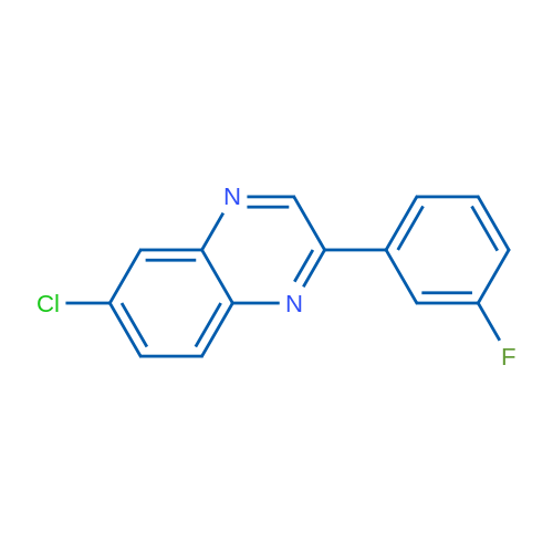 6-Chloro-2-(3-fluorophenyl)quinoxaline 1g