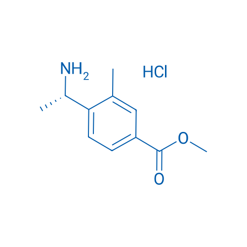 Methyl (S)-4-(1-aminoethyl)-3-methylbenzoate hydrochloride 250mg