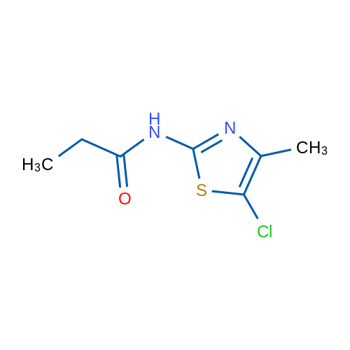 N-(5-Chloro-4-methylthiazol-2-yl)propionamide 1g