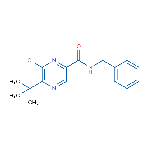 N-Benzyl-5-(tert-butyl)-6-chloropyrazine-2-carboxamide 1g
