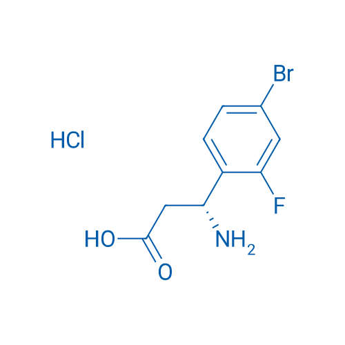 (R)-3-Amino-3-(4-bromo-2-fluorophenyl)propanoic acid hydrochloride 1g