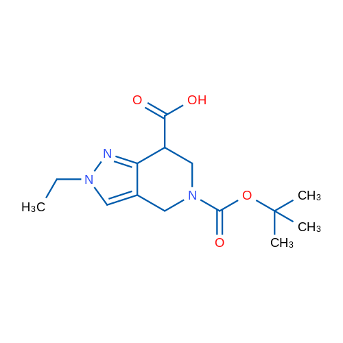 5-(tert-Butoxycarbonyl)-2-ethyl-4,5,6,7-tetrahydro-2H-pyrazolo[4,3-c]pyridine-7-carboxylic acid 1g