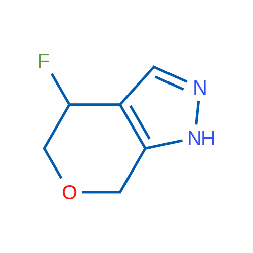 4-Fluoro-1,4,5,7-tetrahydropyrano[3,4-c]pyrazole 1g