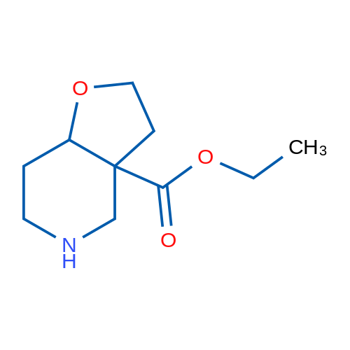 Ethyl octahydrofuro[3,2-c]pyridine-3a-carboxylate 1g