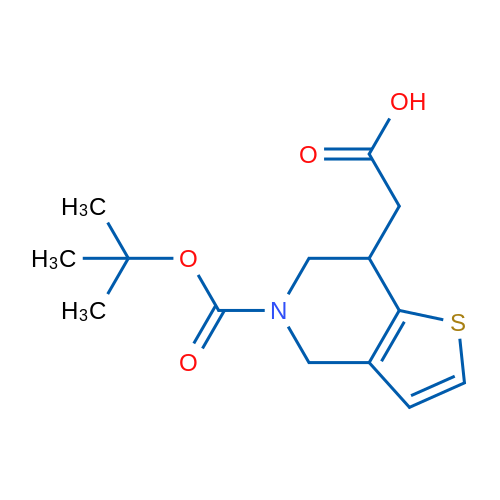2-(5-(tert-Butoxycarbonyl)-4,5,6,7-tetrahydrothieno[3,2-c]pyridin-7-yl)acetic acid 1g