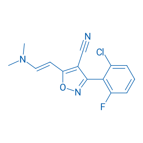 3-(2-Chloro-6-fluorophenyl)-5-[(E)-2-(dimethylamino)ethenyl]-1,2-oxazole-4-carbonitrile 1g