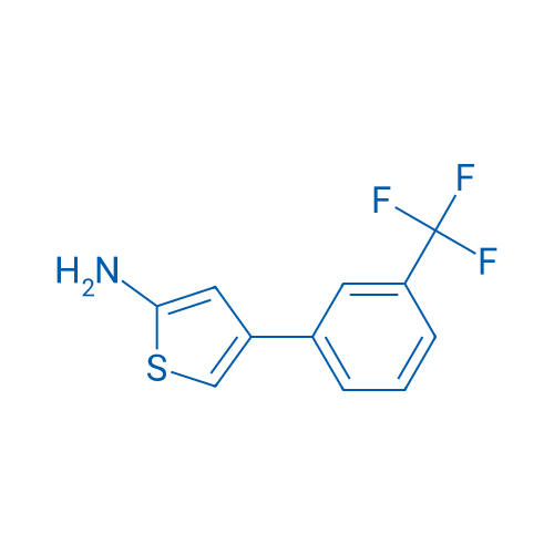 4-(3-(Trifluoromethyl)phenyl)thiophen-2-amine 250mg