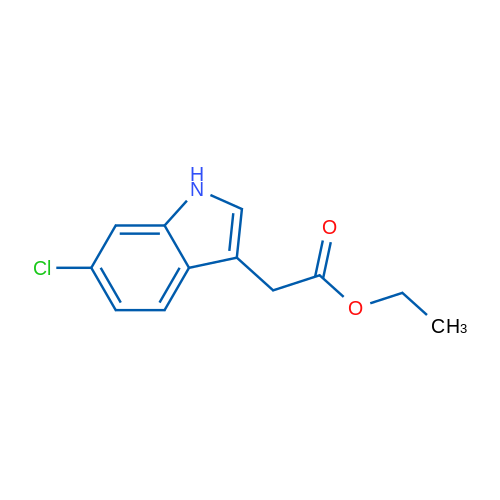 Ethyl 2-(6-chloro-1H-indol-3-yl)acetate 5g