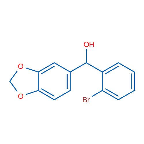 Benzo[d][1,3]dioxol-5-yl(2-bromophenyl)methanol 1g