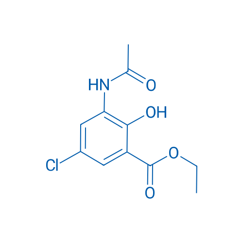 Ethyl 3-acetamido-5-chloro-2-hydroxybenzoate 250mg