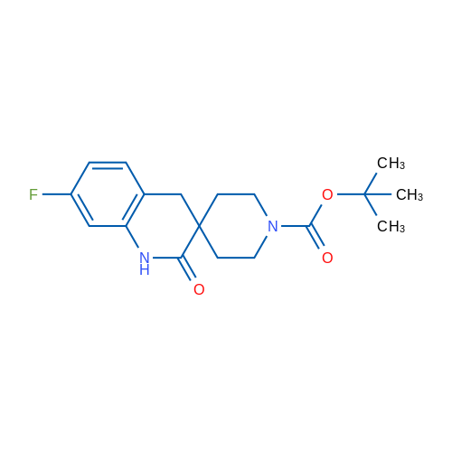 tert-Butyl 7'-fluoro-2'-oxo-2',4'-dihydro-1'H-spiro[piperidine-4,3'-quinoline]-1-carboxylate 1g