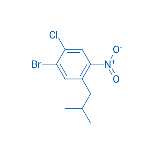 1-Bromo-2-chloro-5-isobutyl-4-nitrobenzene 1g