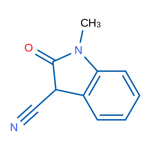 2,3-Dihydro-1-methyl-2-oxo-1h-indole-3-carbonitrile 1g