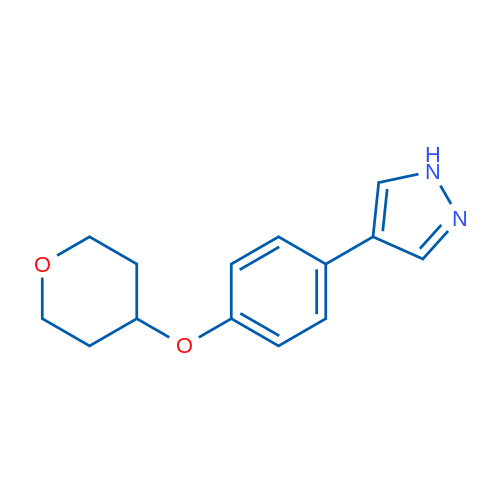 4-(4-((Tetrahydro-2H-pyran-4-yl)oxy)phenyl)-1H-pyrazole 1g