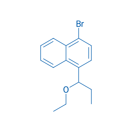 1-Bromo-4-(1-ethoxypropyl)naphthalene 1g