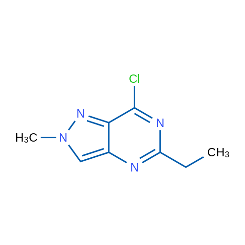 7-Chloro-5-ethyl-2-methyl-2H-pyrazolo[4,3-d]pyrimidine 1g