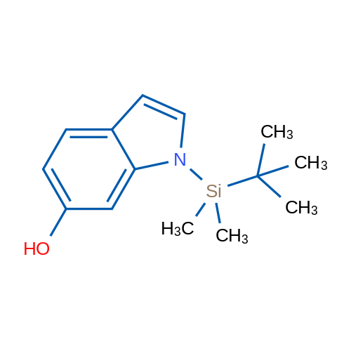 1-(tert-Butyldimethylsilyl)-1H-indol-6-ol 1g