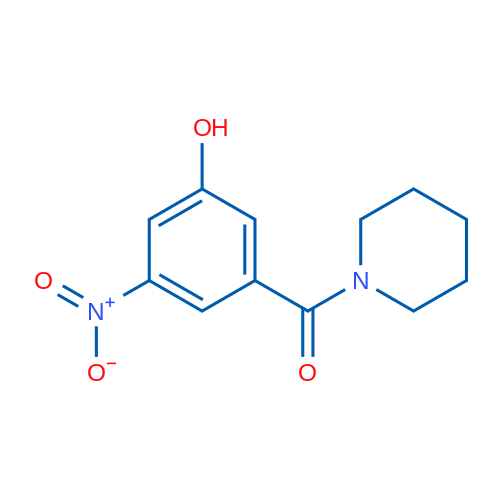 3-Nitro-5-[(piperidin-1-yl)carbonyl]phenol 5g