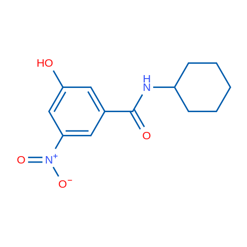 N-Cyclohexyl-3-hydroxy-5-nitrobenzamide 1g