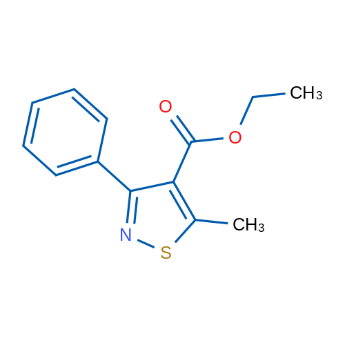 Ethyl 5-methyl-3-phenyl-1,2-thiazole-4-carboxylate 1g
