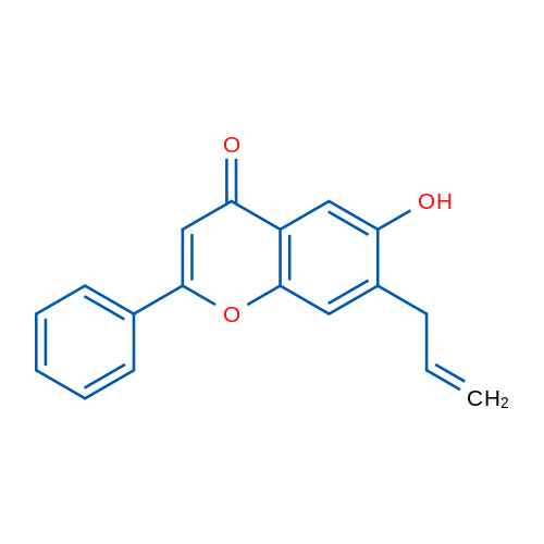 7-allyl-6-hydroxy-2-phenyl-4H-chromen-4-one 1g