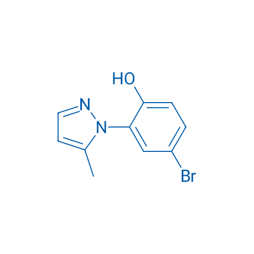 4-Bromo-2-(5-methyl-1H-pyrazol-1-yl)phenol 1g