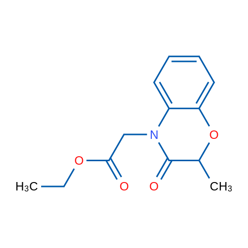Ethyl 2-(2-methyl-3-oxo-3,4-dihydro-2H-1,4-benzoxazin-4-yl)acetate 1g